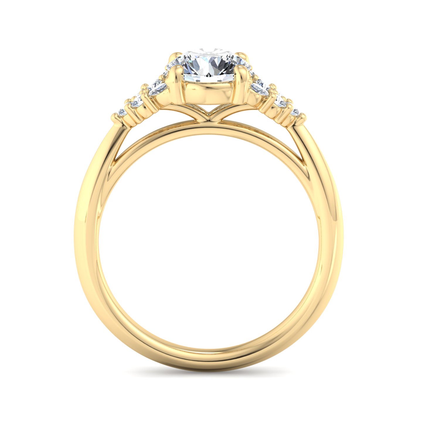 Allison Accented Engagement Ring